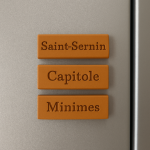 Mini-magnets collection quartiers