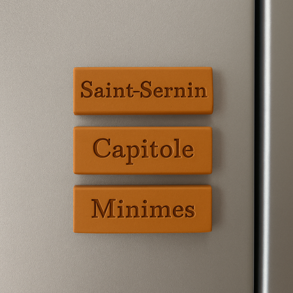 Mini-magnets collection quartiers