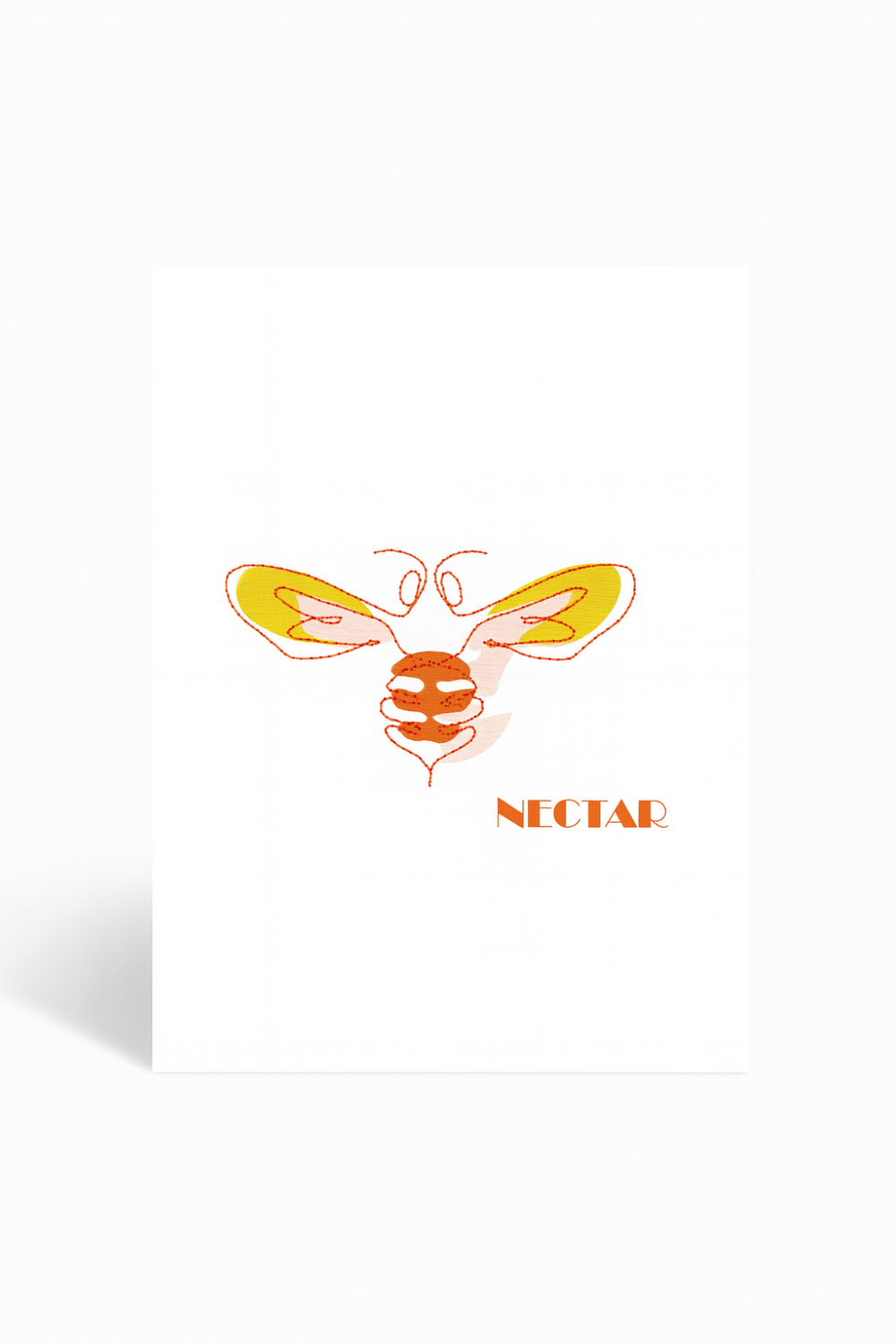 Affiche brodée Nectar