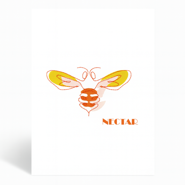 Affiche brodée Nectar
