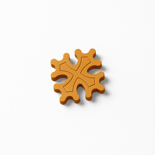 Magnet forme Croix Occitane